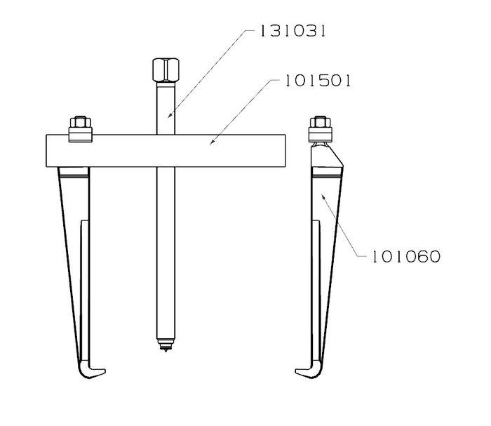 Extractor Forza 2 Patas 220X195